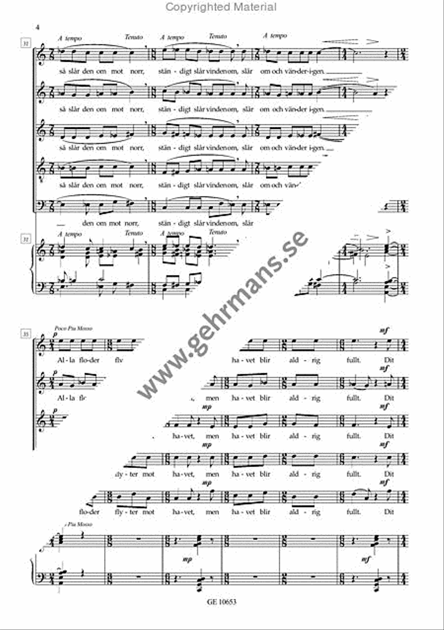 Predikaren Predikaren Choir scores gallery preview page 5