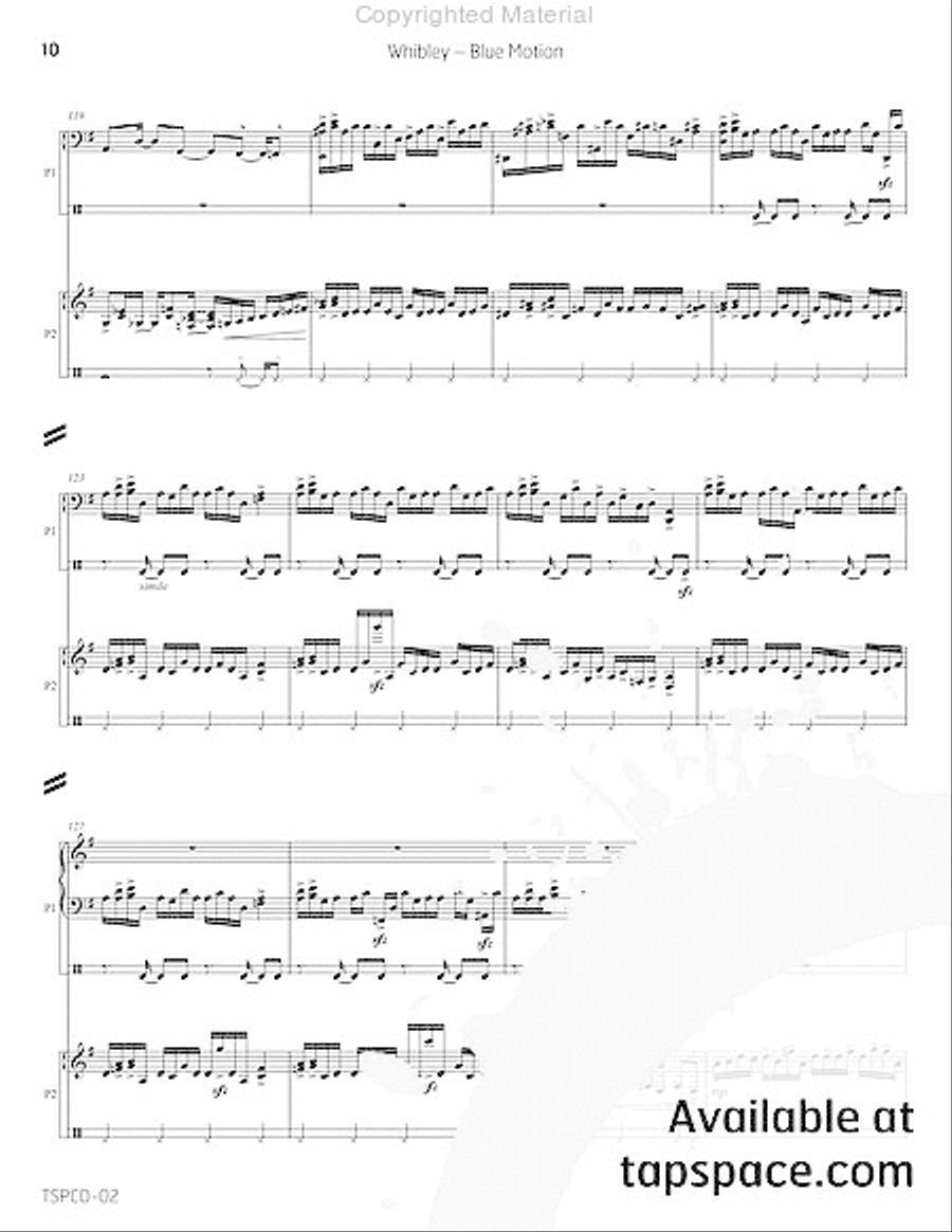 Blue Motion Double Bass scores gallery preview page 15