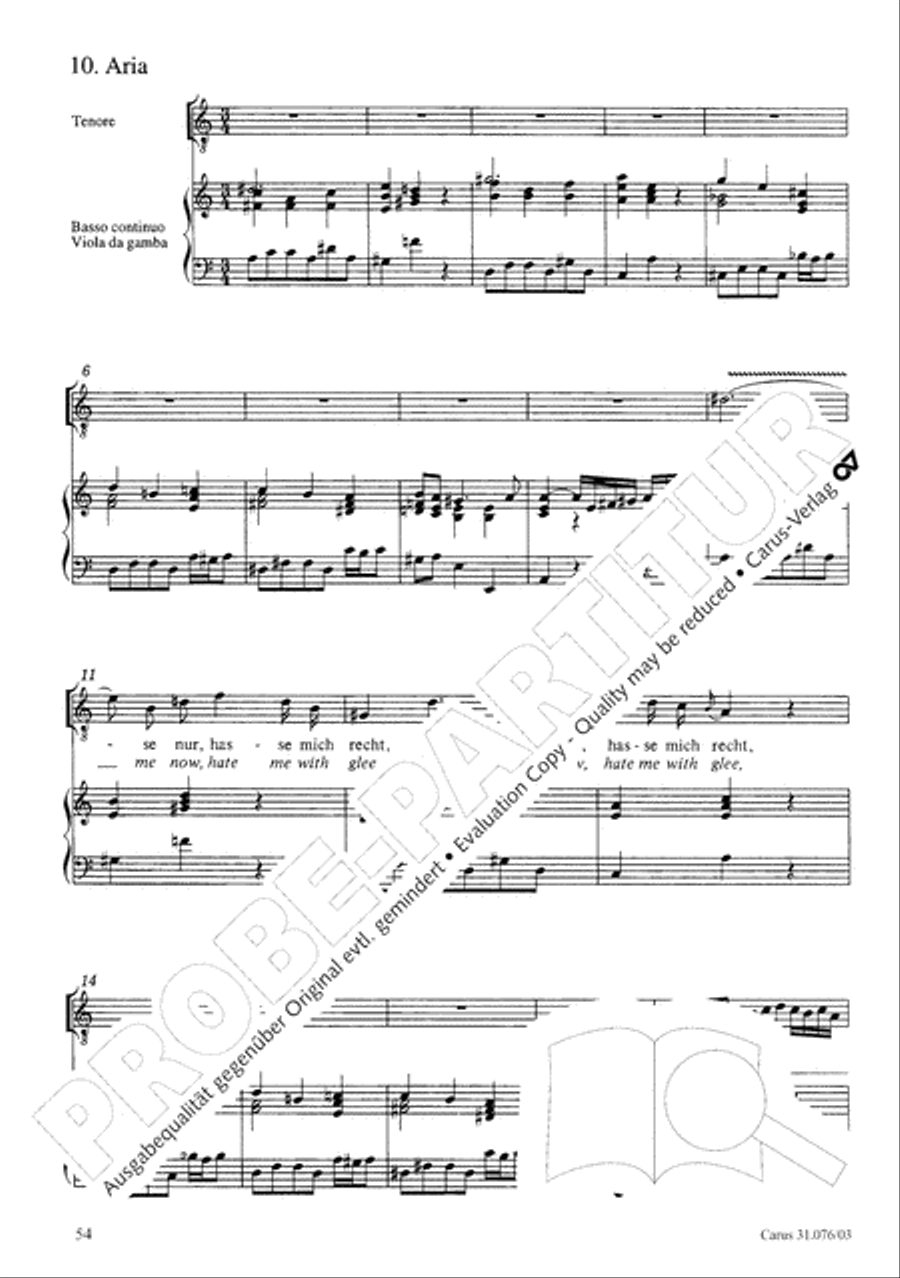 The heavens are telling the Father's glory (Die Himmel erzahlen die Ehre Gottes) 4-Part scores gallery preview page 55