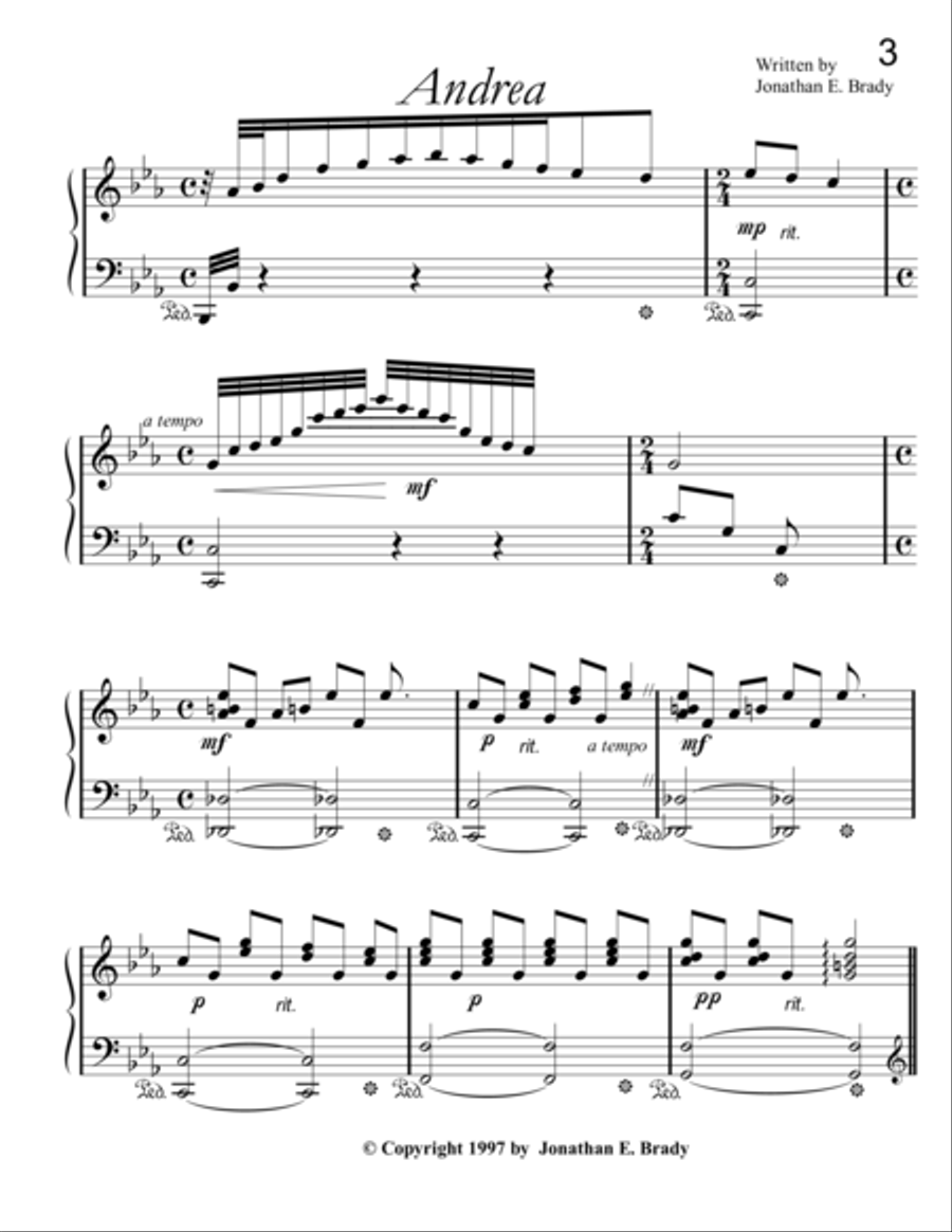Andrea Piano Solo scores gallery preview page 3