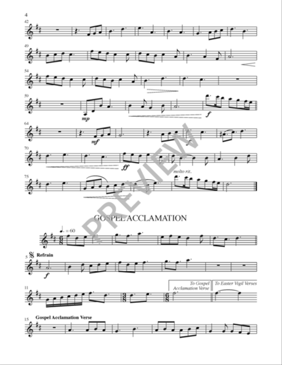 Ruah - Instrument edition Trumpet scores gallery preview page 5