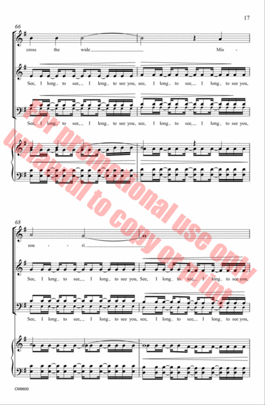Shenandoah Choir scores gallery preview page 18
