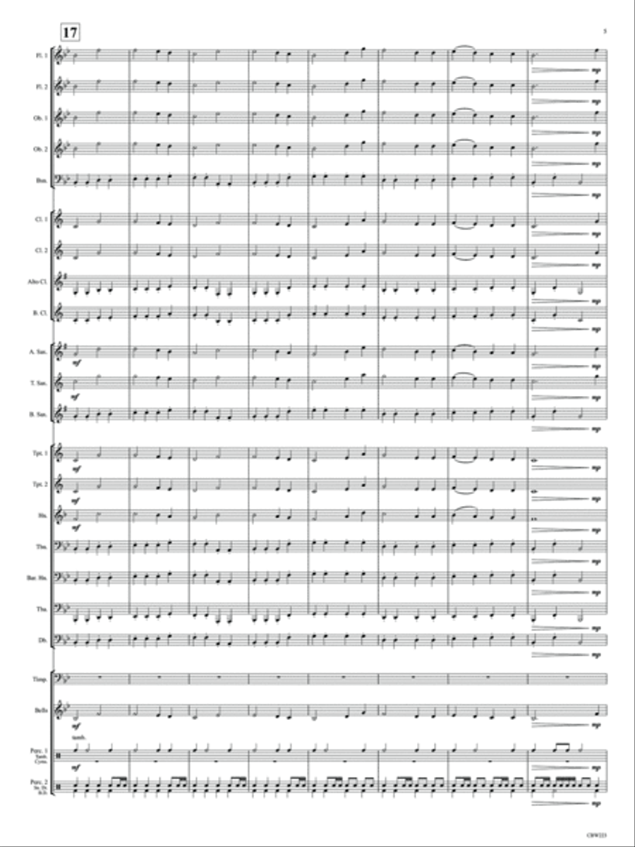 Honor March Concert Band scores gallery preview page 6