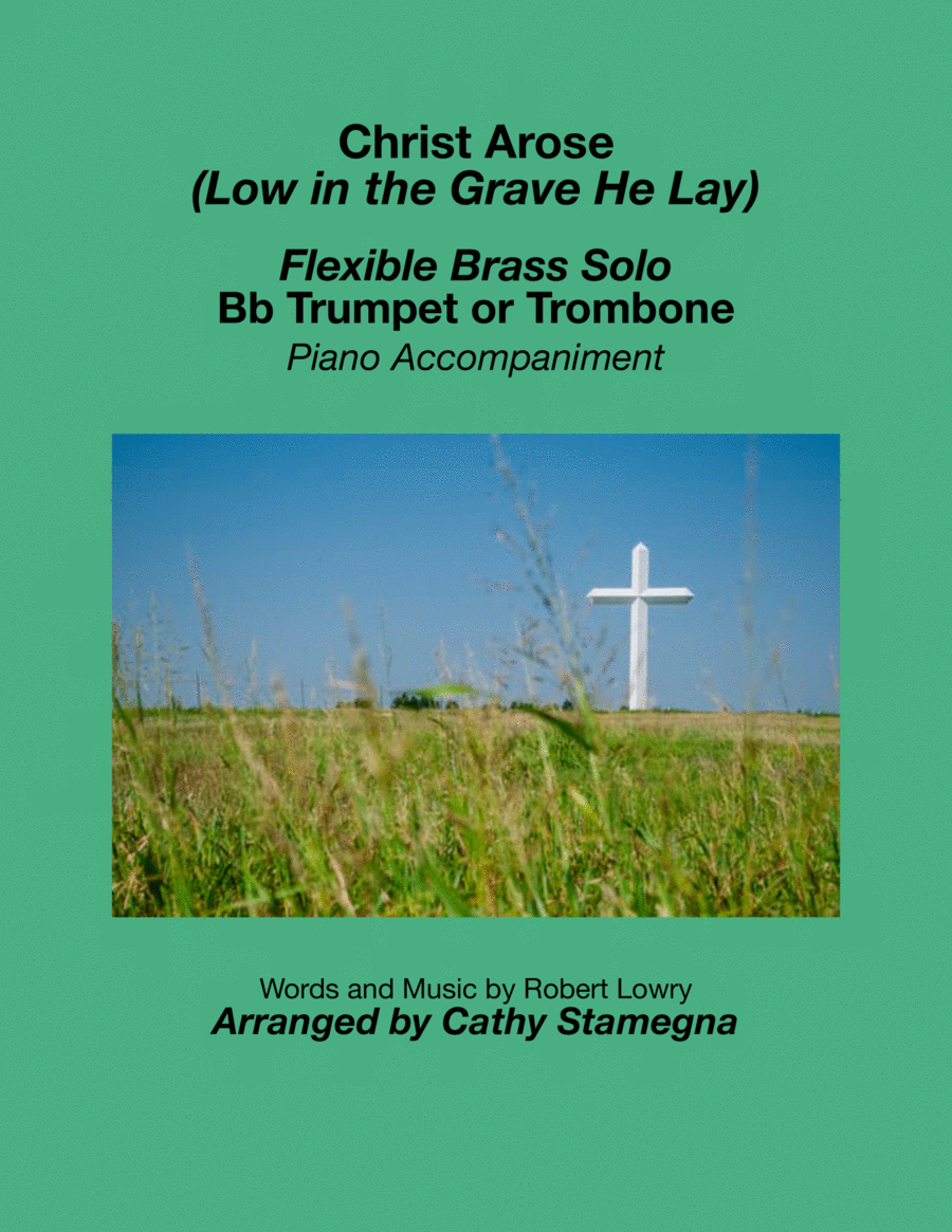 Christ Arose (Low in the Grave He Lay) (Flexible Brass Solo (Bb Trumpet or Trombone), Piano Acc. Brass Duet scores gallery preview page 1