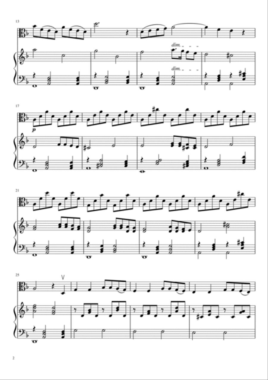 Concertino for viola (Polish concertino) Viola scores gallery preview page 2