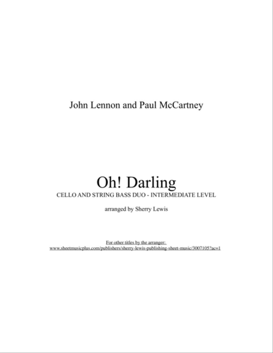 Oh! Darling String Duet scores gallery preview page 2