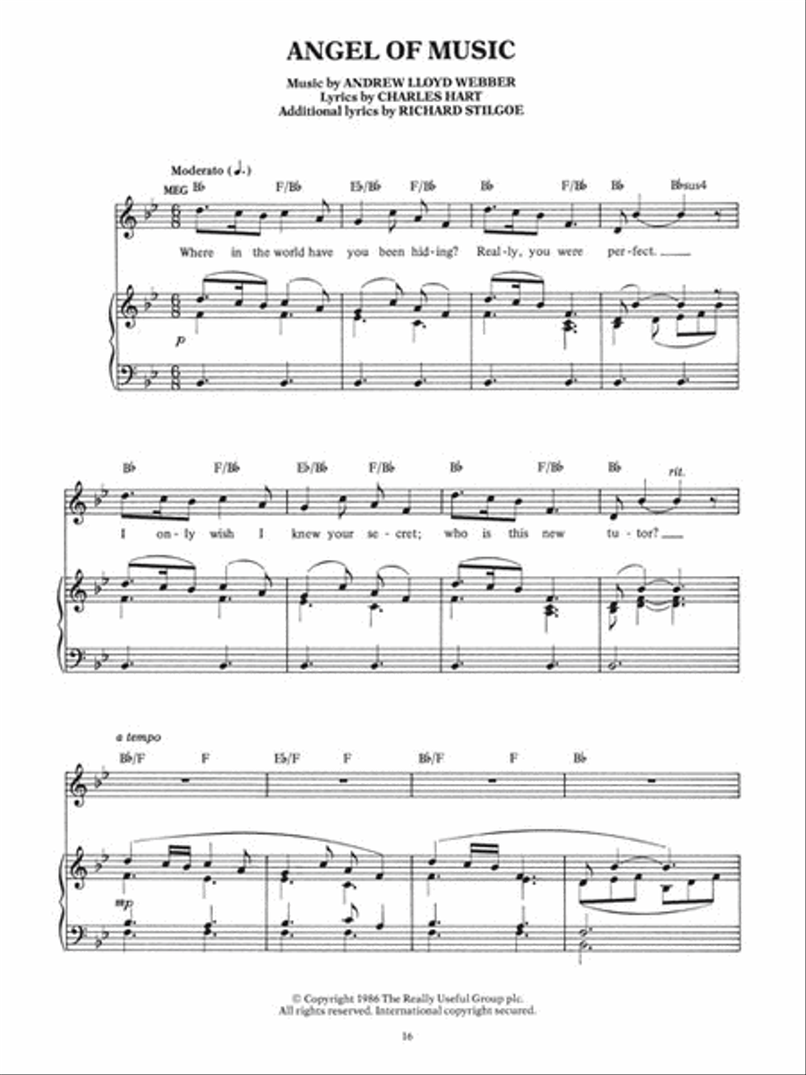 Phantom of the Opera – Souvenir Edition Piano, Vocal scores gallery preview page 5
