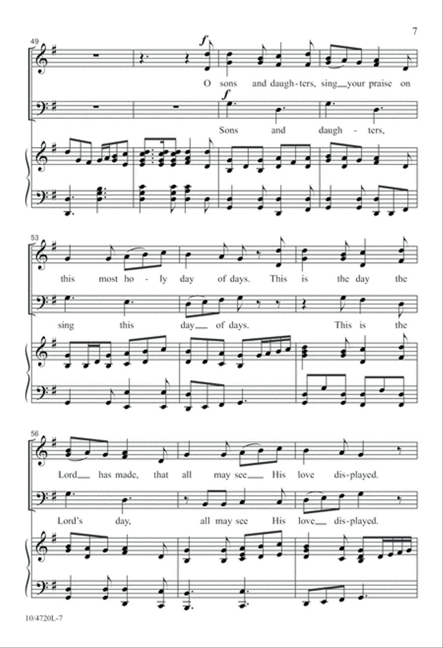 Easter Carol Easter Carol 2-Part scores gallery preview page 7