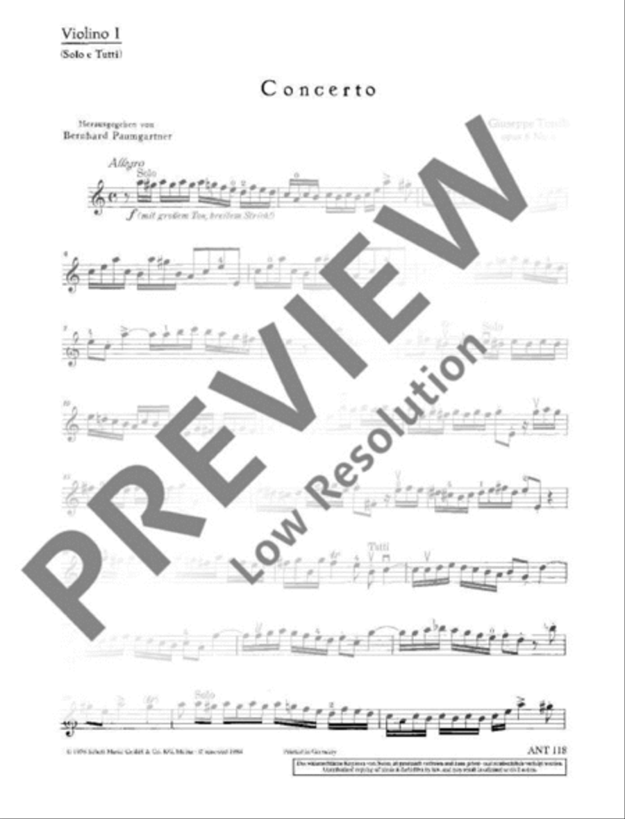 Concerto Violin scores gallery preview page 14