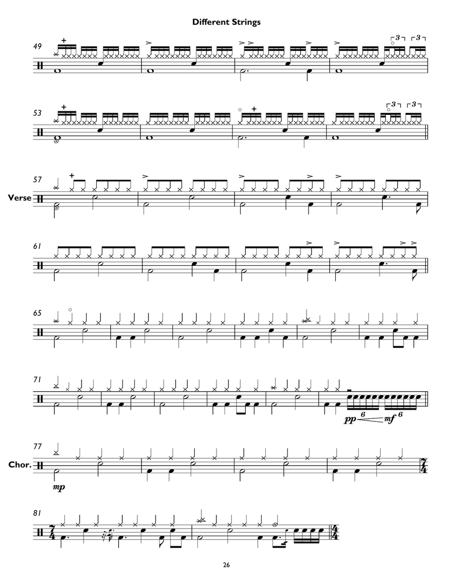 Different Strings Score scores gallery preview page 2
