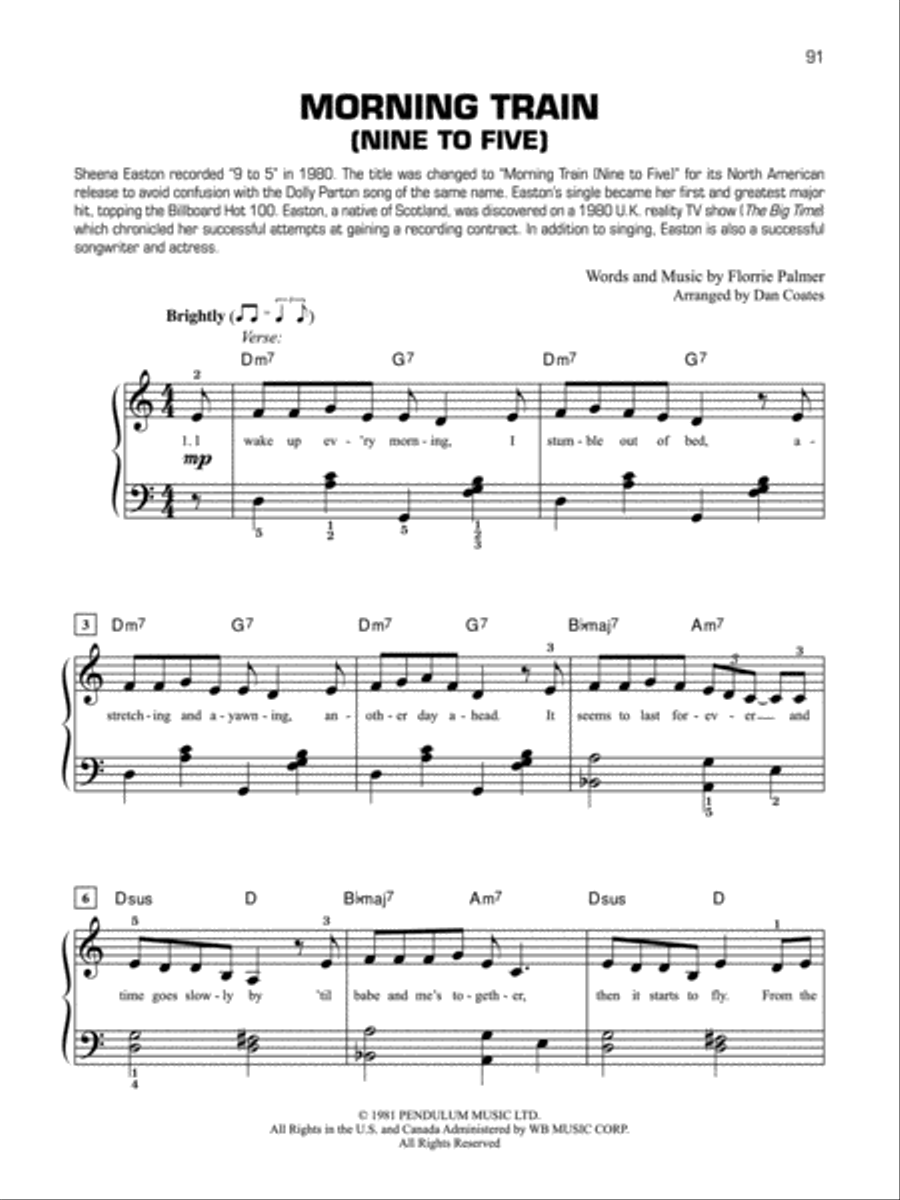 Decade by Decade 1980s Easy Piano scores gallery preview page 3