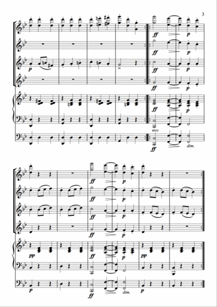 Slavonic Dance No. 8 Set of Parts scores gallery preview page 5