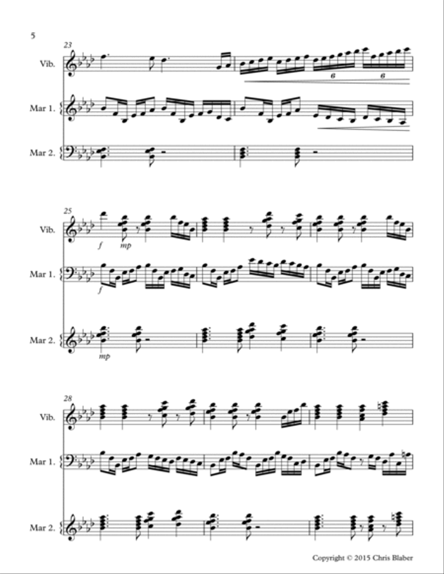 Adding Stacks Percussion Ensemble scores gallery preview page 6