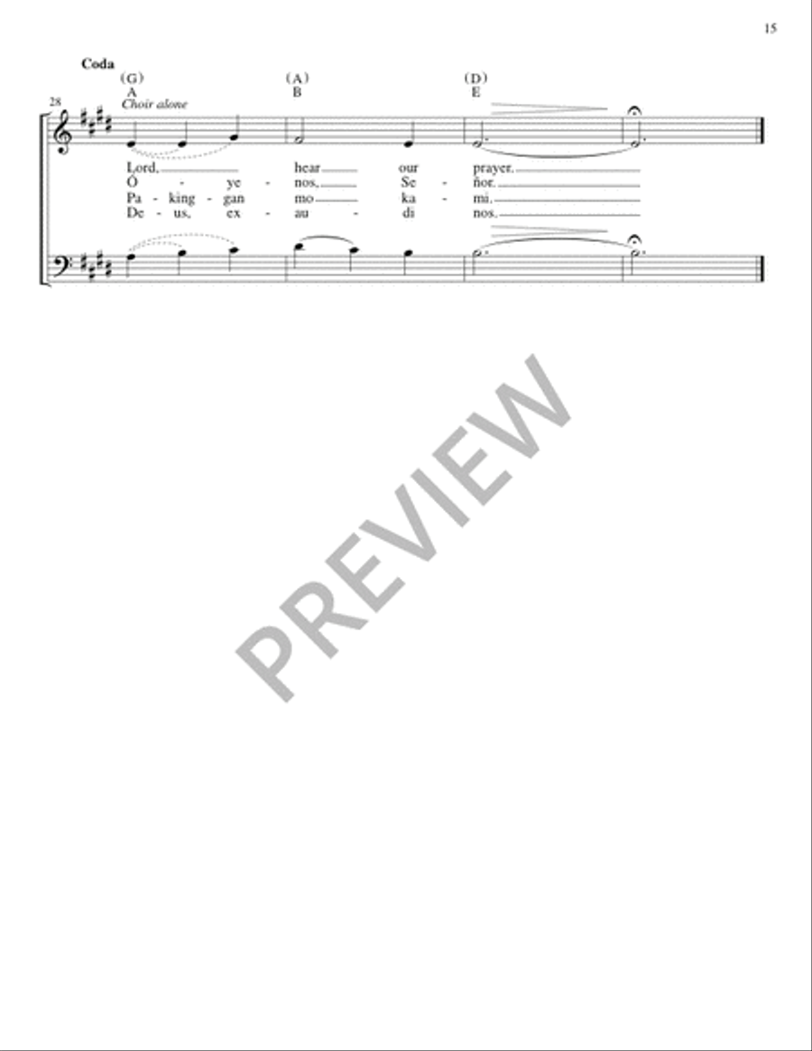 Mass from Age to Age - Guitar edition Guitar scores gallery preview page 16