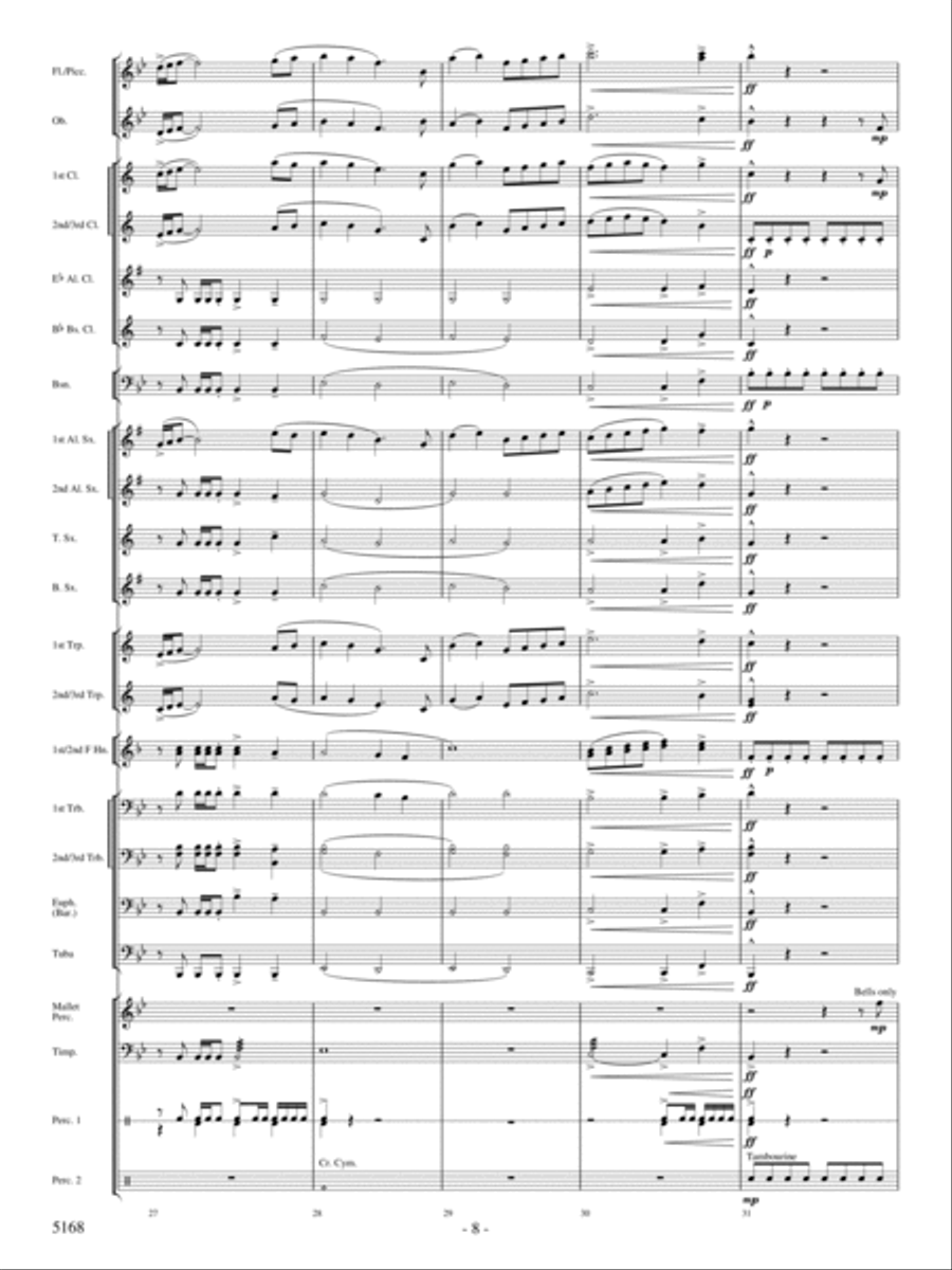 Brule River Celebration Brule River Celebration Concert Band scores gallery preview page 7