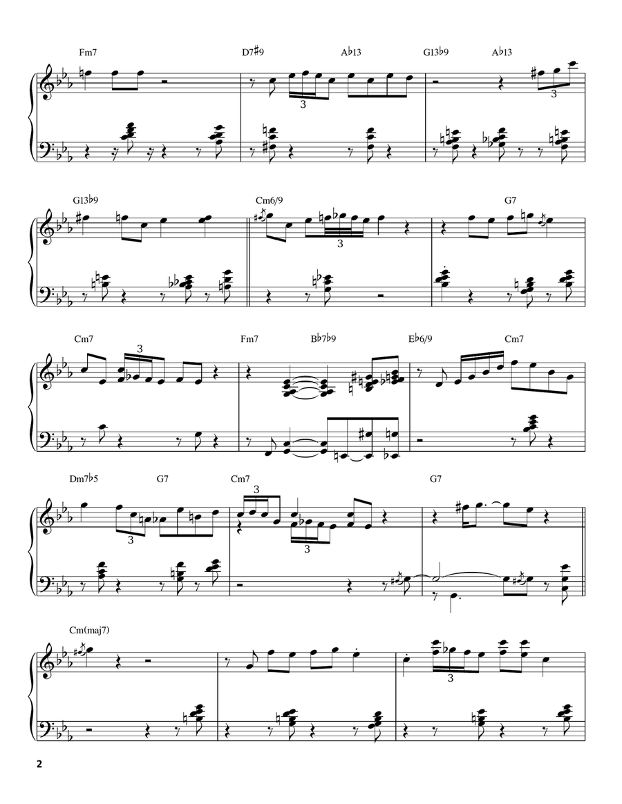Summertime Piano scores gallery preview page 2