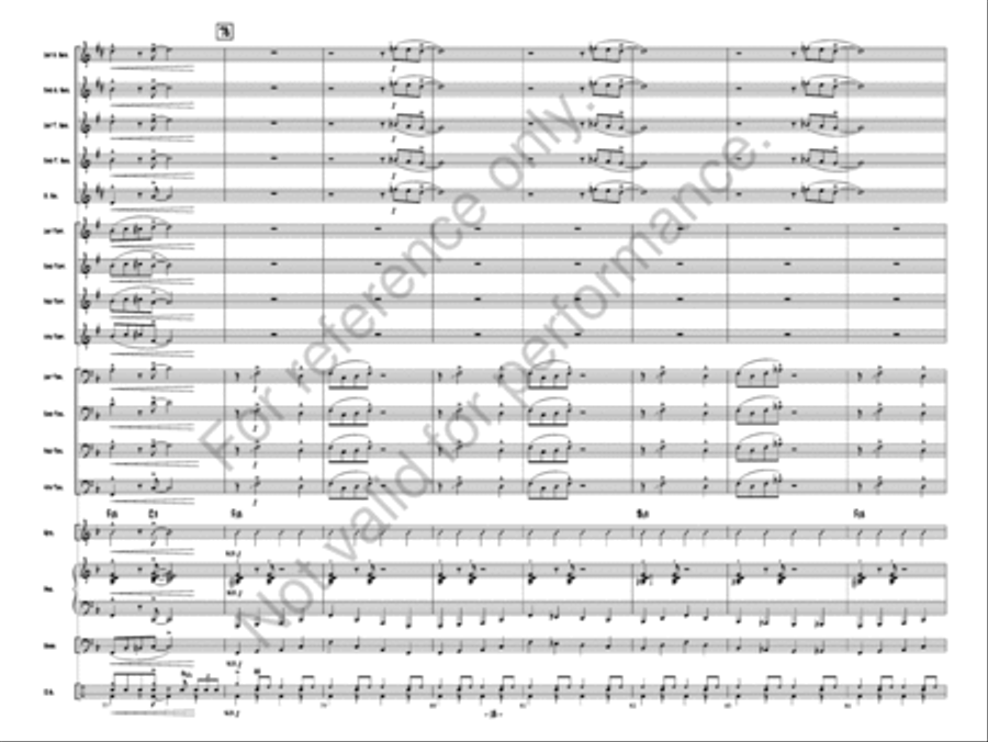 The Big Band Theory Jazz Ensemble scores gallery preview page 13