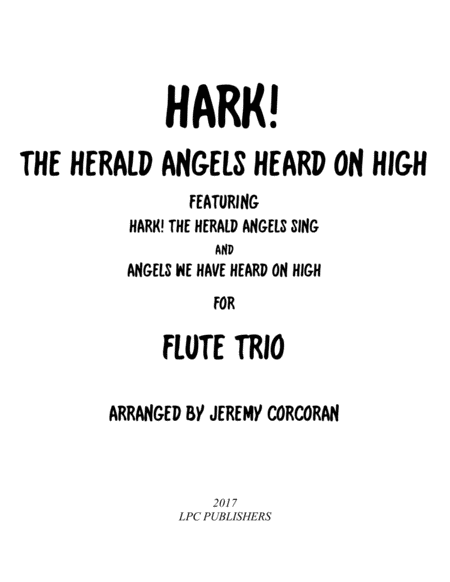 Hark! The Herald Angels Heard on High for Flute Trio image number null