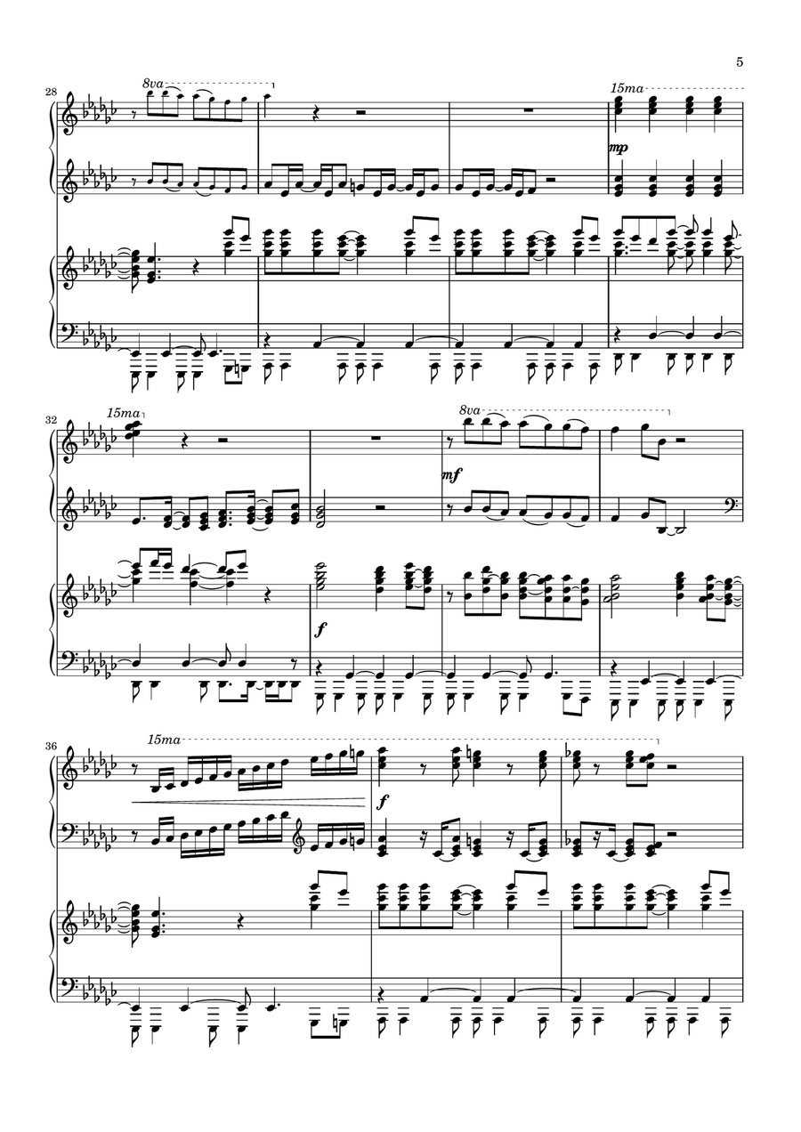 Y.M.C.A. Piano scores gallery preview page 4