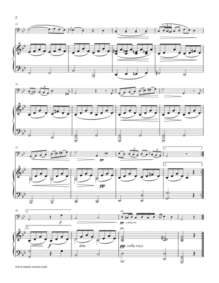 Nina - Cello (G minor) and piano/organ image number null