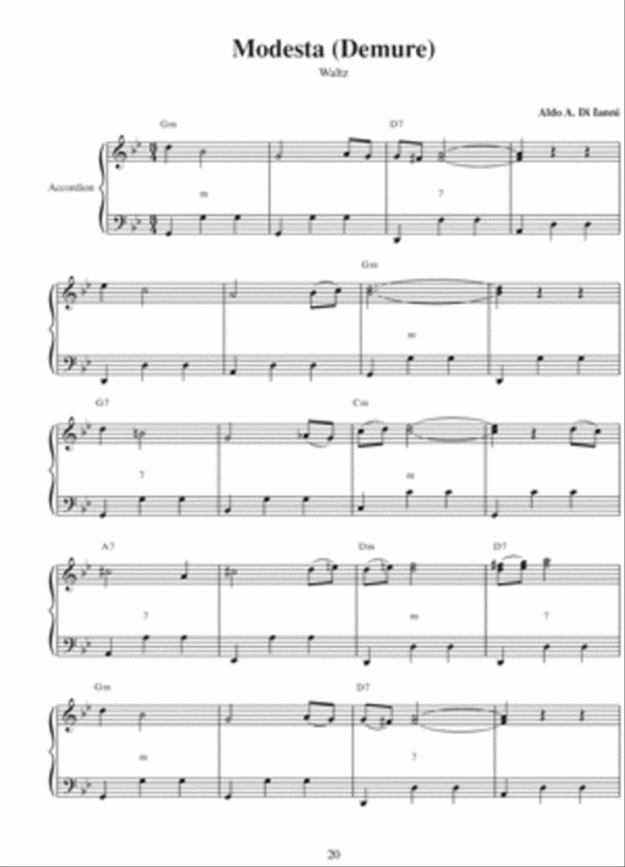 Italian Folk Dances for Accordion Accordion scores gallery preview page 3