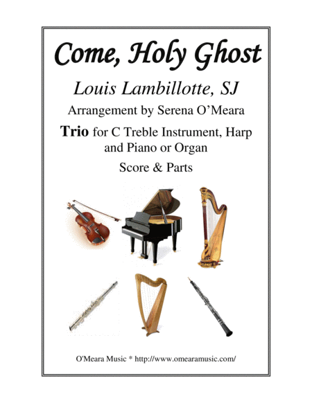 Come, Holy Ghost Trio for C Treble Instrument, Harp and Piano or Organ image number null