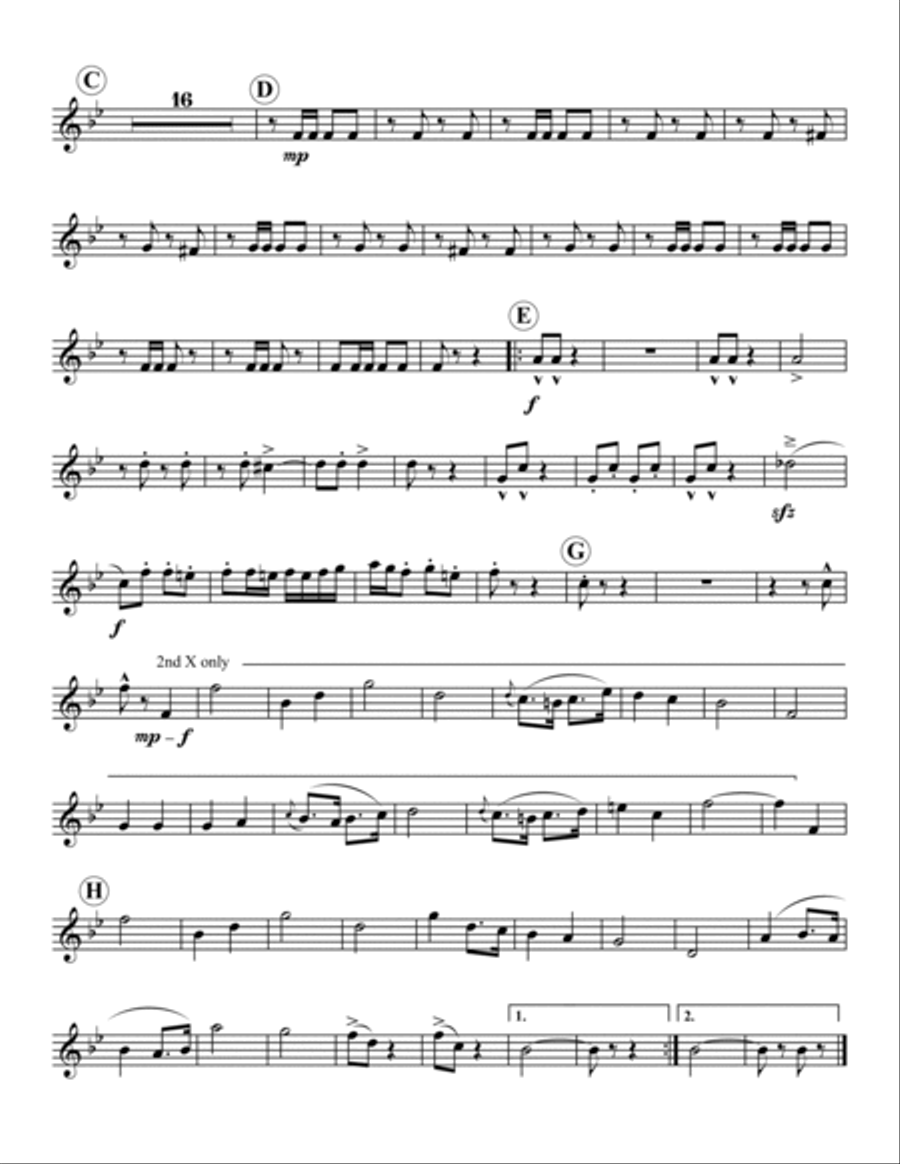 Fairest of the Fair Brass Quintet scores gallery preview page 6