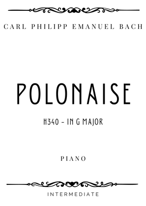 C.P.E. Bach - Polonaise in G Major (H340) - Intermediate