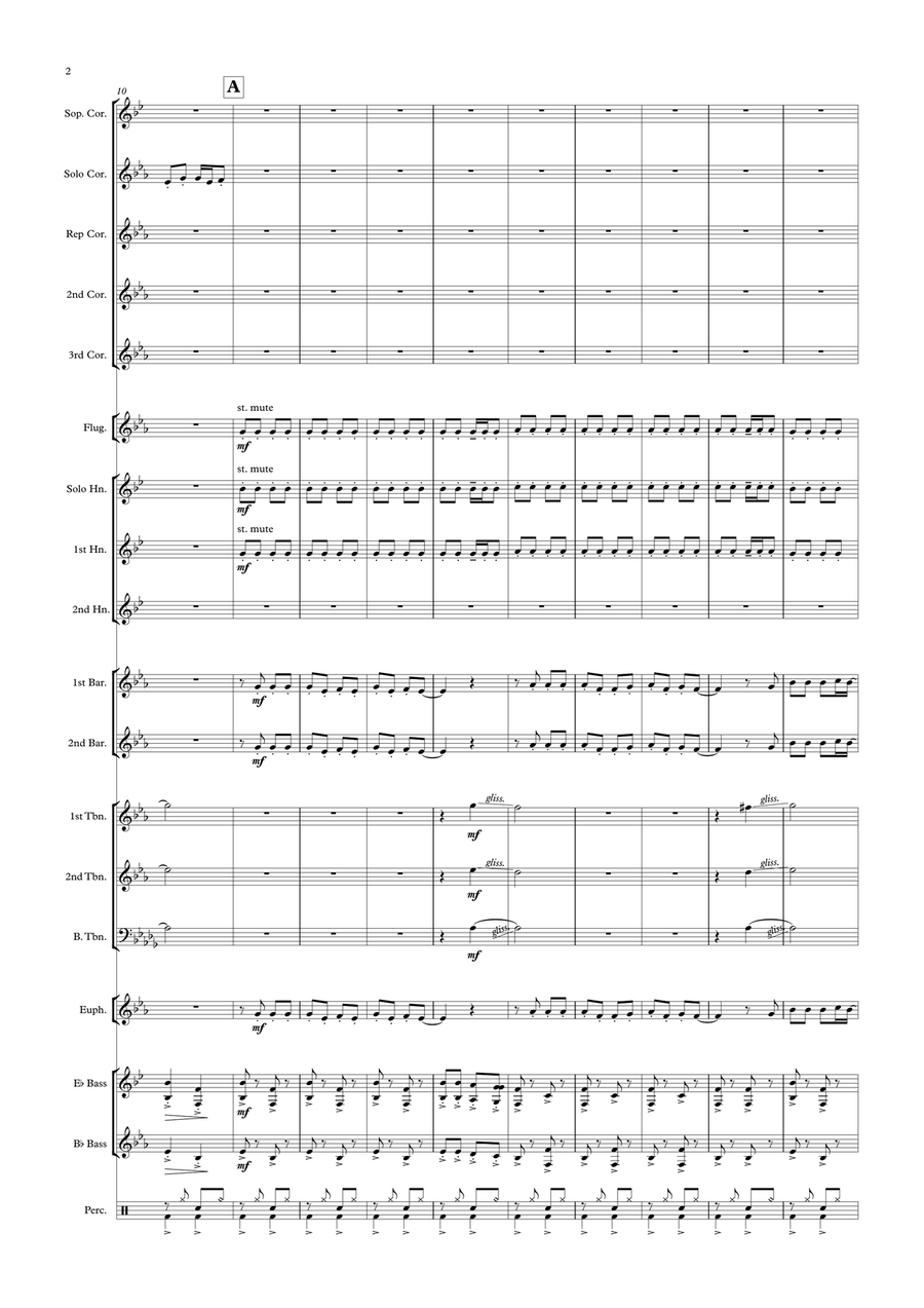 Combine Harvester Combine Harvester Brass Ensemble scores gallery preview page 2