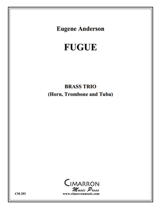 Book cover for Fugue for Low Brass Trio