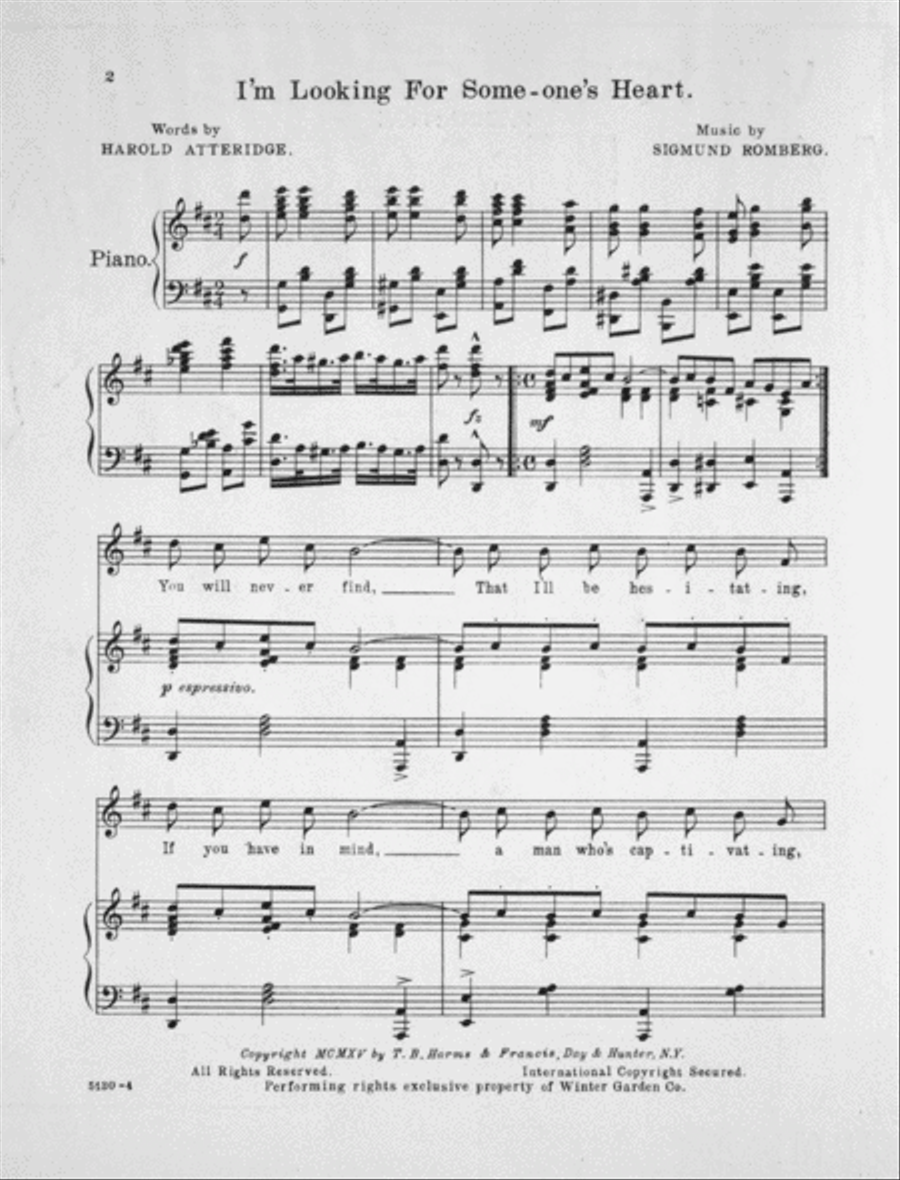 I'm Looking For Someone's Heart Voice scores gallery preview page 2