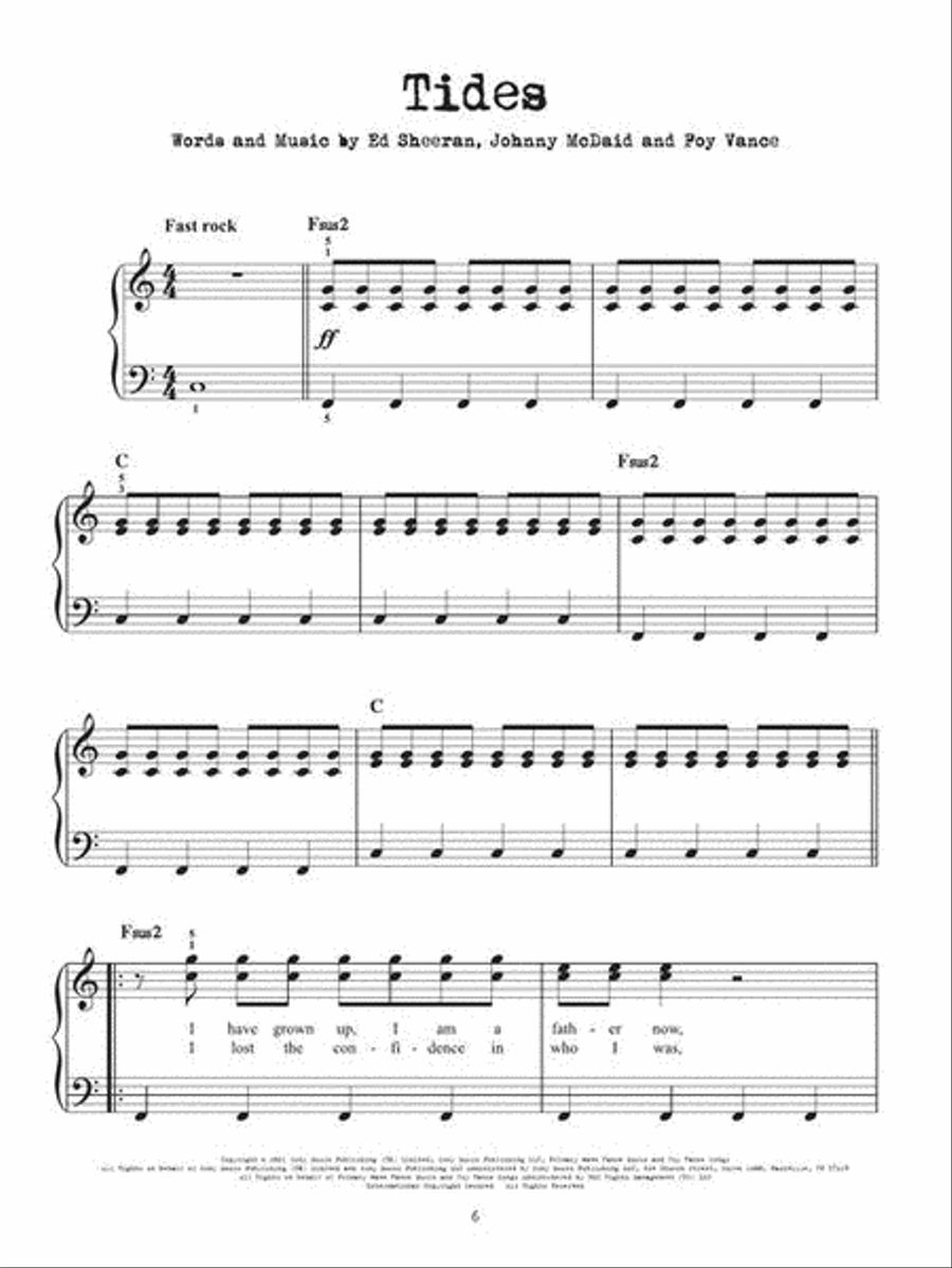 Ed Sheeran – Equals Ed Sheeran – Equals Easy Piano scores gallery preview page 4