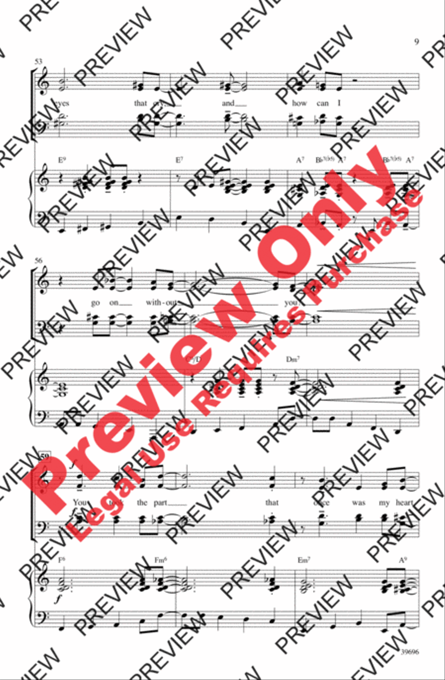 All of Me 4-Part scores gallery preview page 9