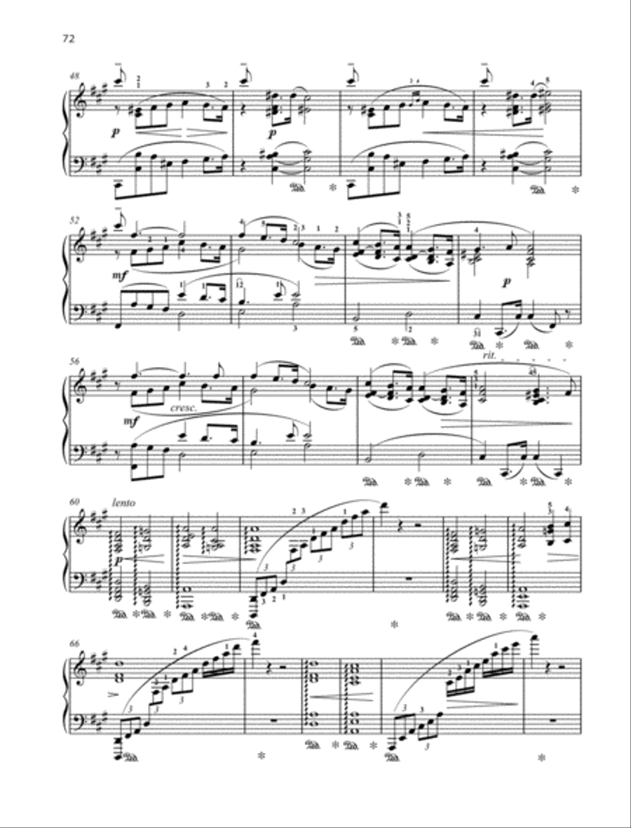 Rêve angélique Piano Solo scores gallery preview page 4