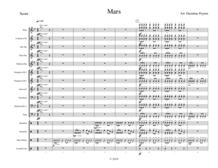 Book cover for Mars for Marching Band