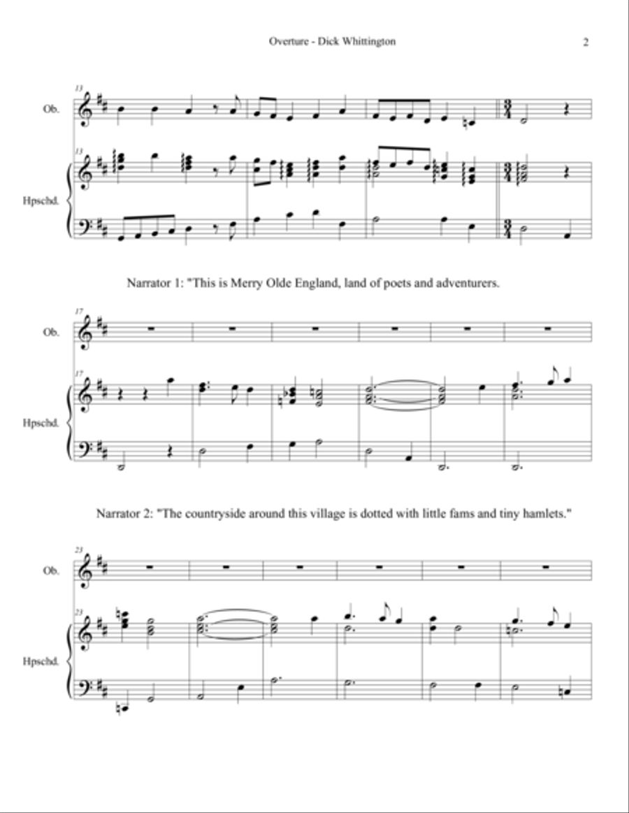 The Adventures of Dick Whittington - Score Part 1 Voice scores gallery preview page 4