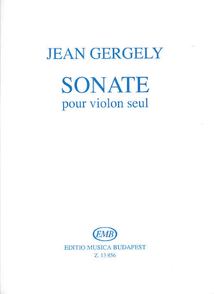 Book cover for Sonata-vln
