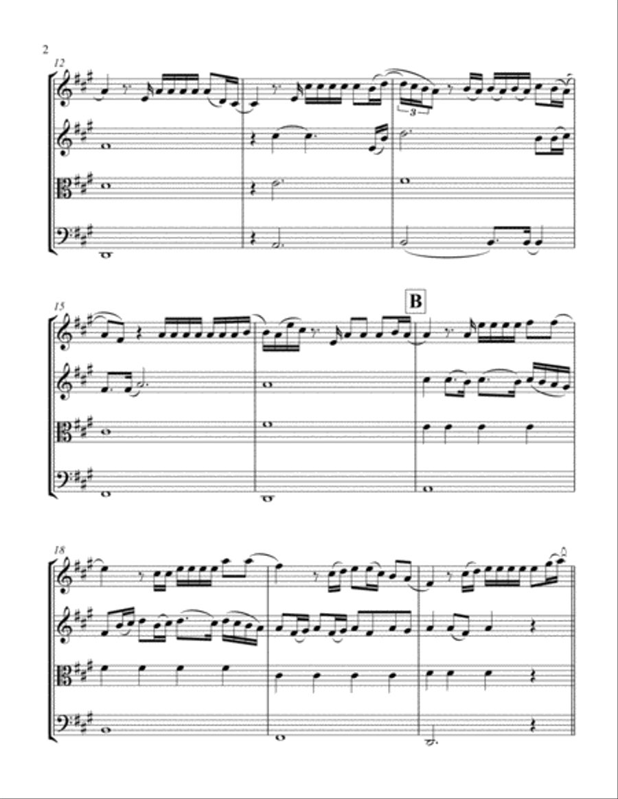 Halo String Quartet scores gallery preview page 2