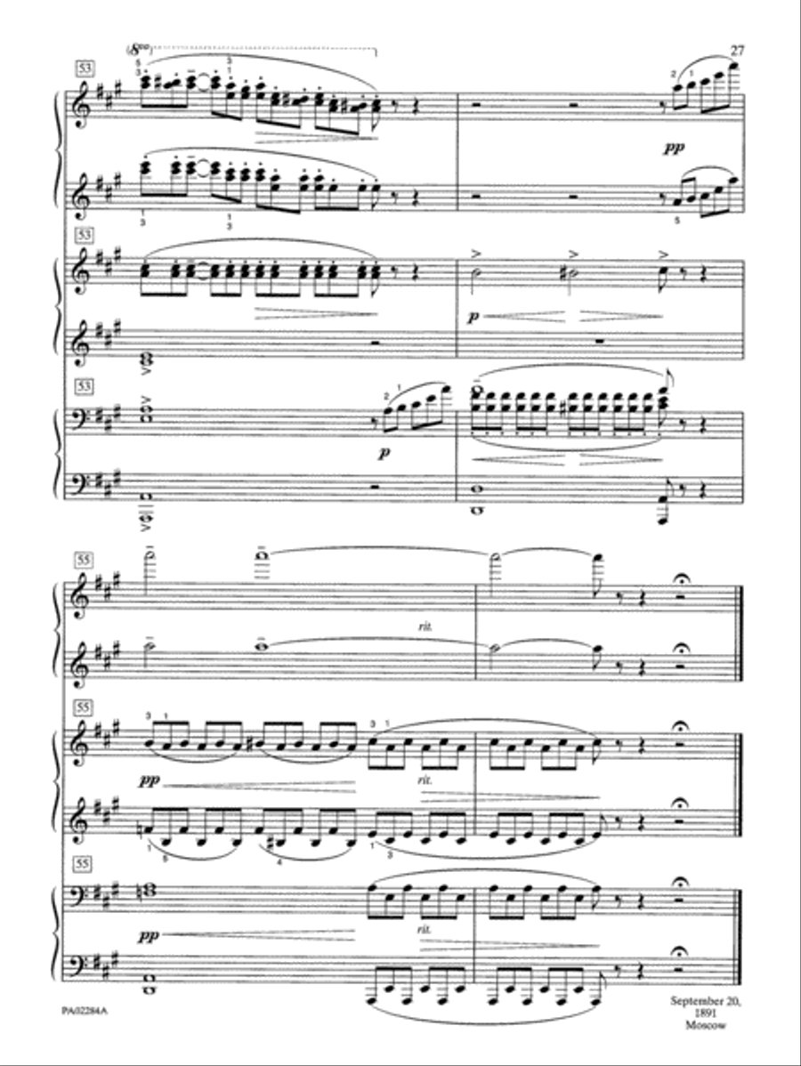 Valse and Romance Valse and Romance Small Ensemble scores gallery preview page 4