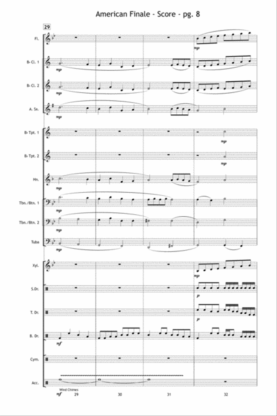 American Finale Marching Band scores gallery preview page 9