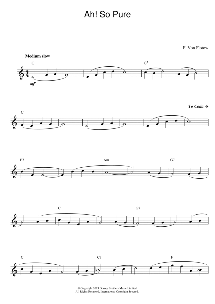 Ah So Pure Piano scores gallery preview page 1