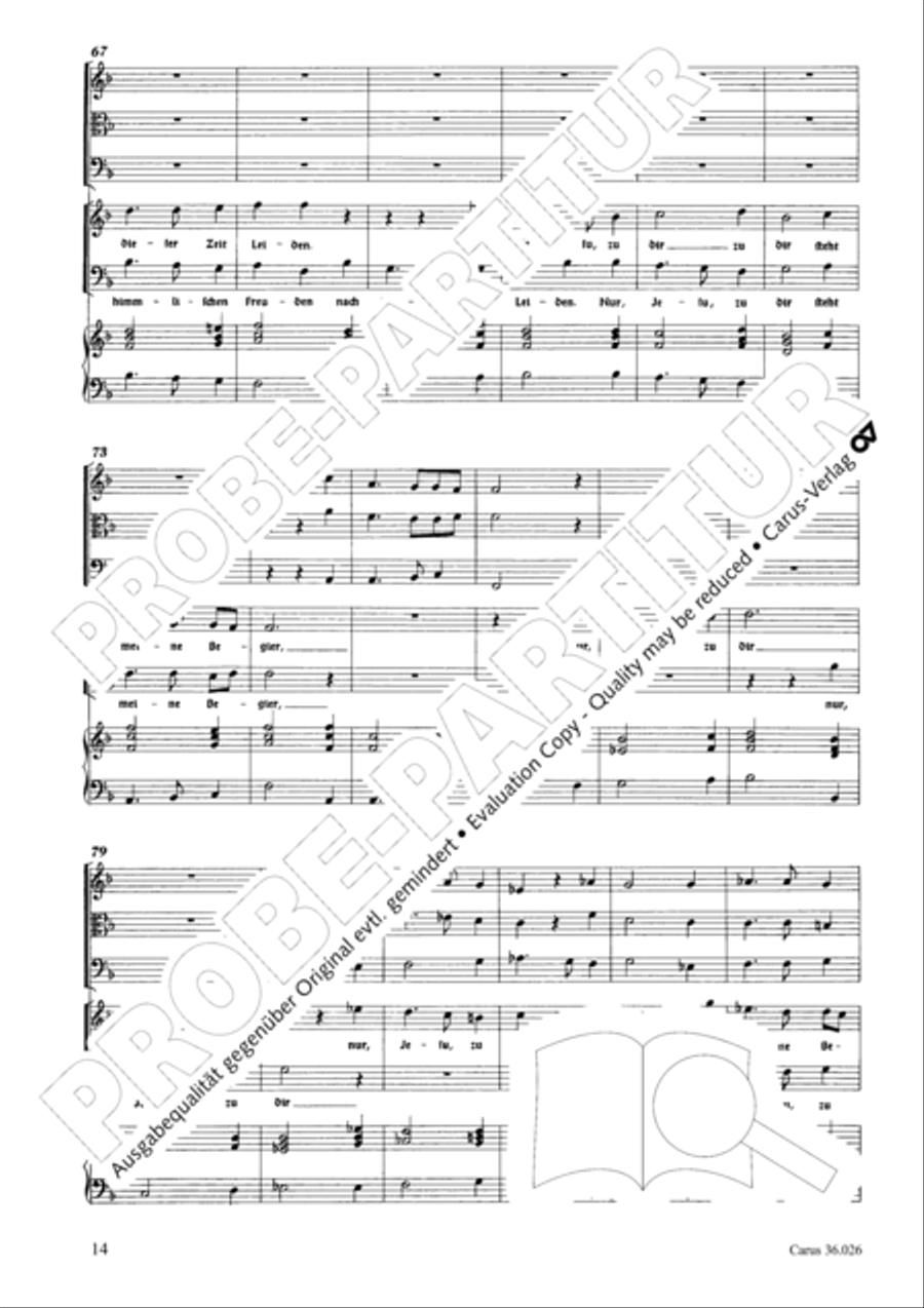 Now I indeed believe (Ich halte es dafur) Choir scores gallery preview page 15