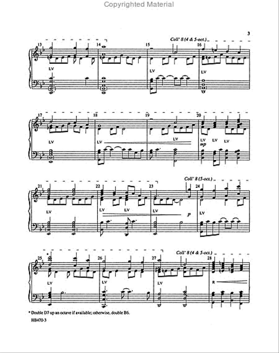 Fanfare of Praise - full score - 4-5 octaves 5-Octaves scores gallery preview page 3