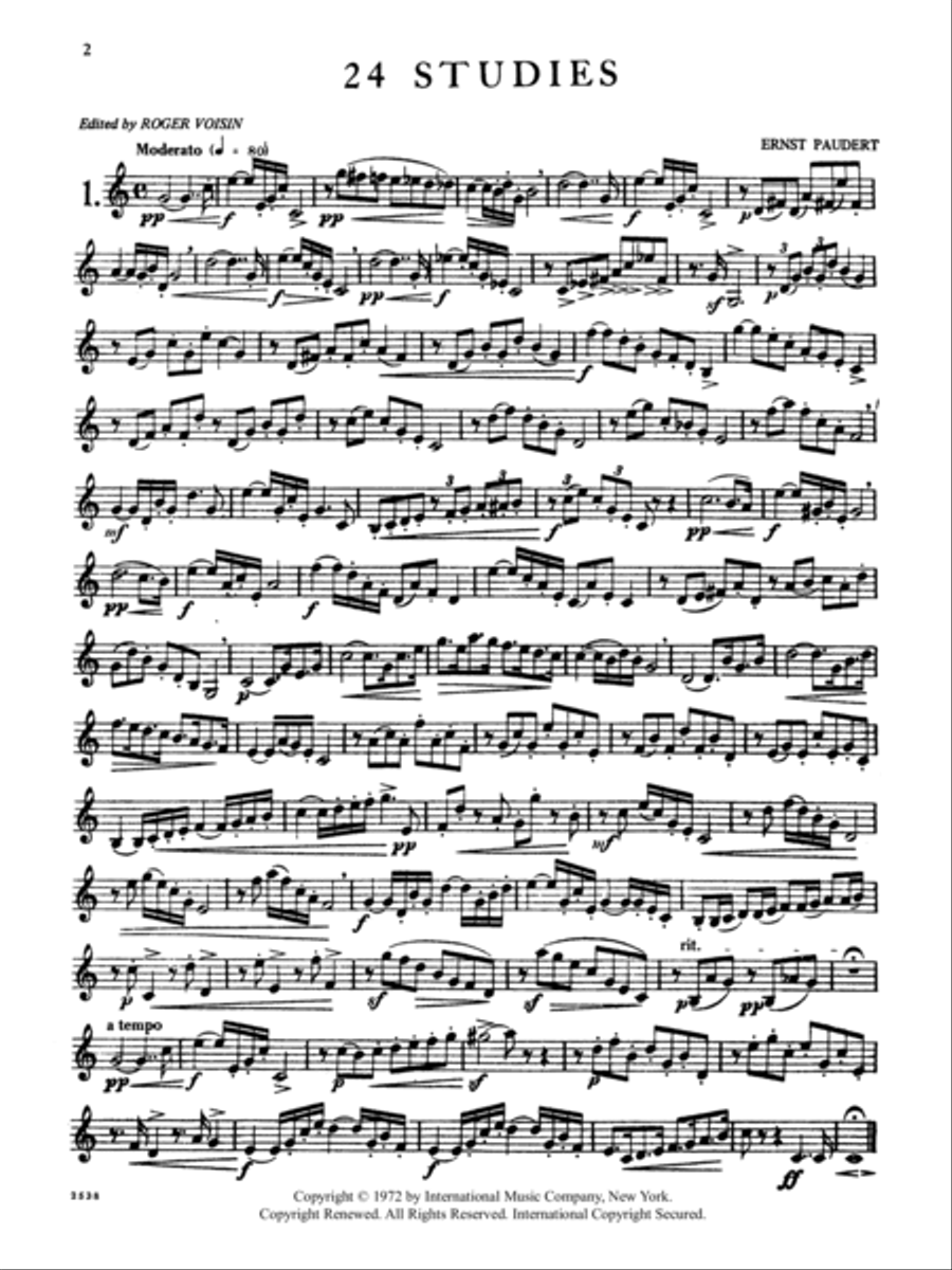 24 Studies 24 Studies Trumpet Solo scores gallery preview page 2
