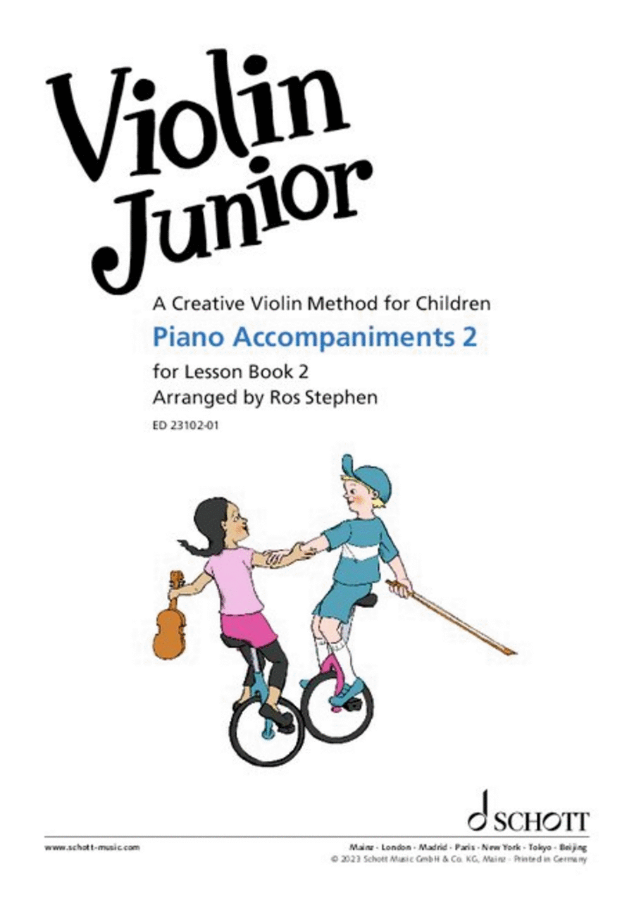 Violin Junior: Piano accompaniments 2 Violin Solo scores gallery preview page 1