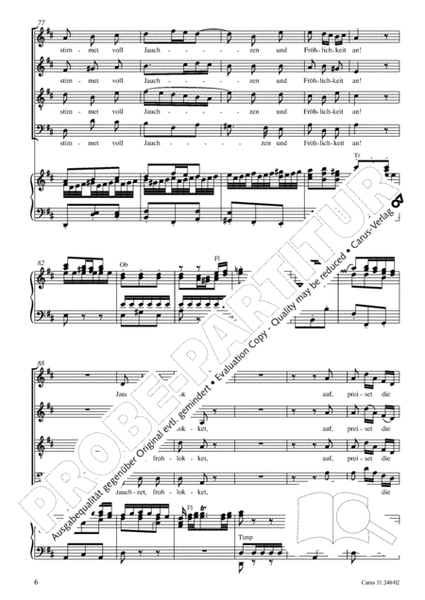 Christmas oratorio (Weihnachtsoratorium, Teile I-III)