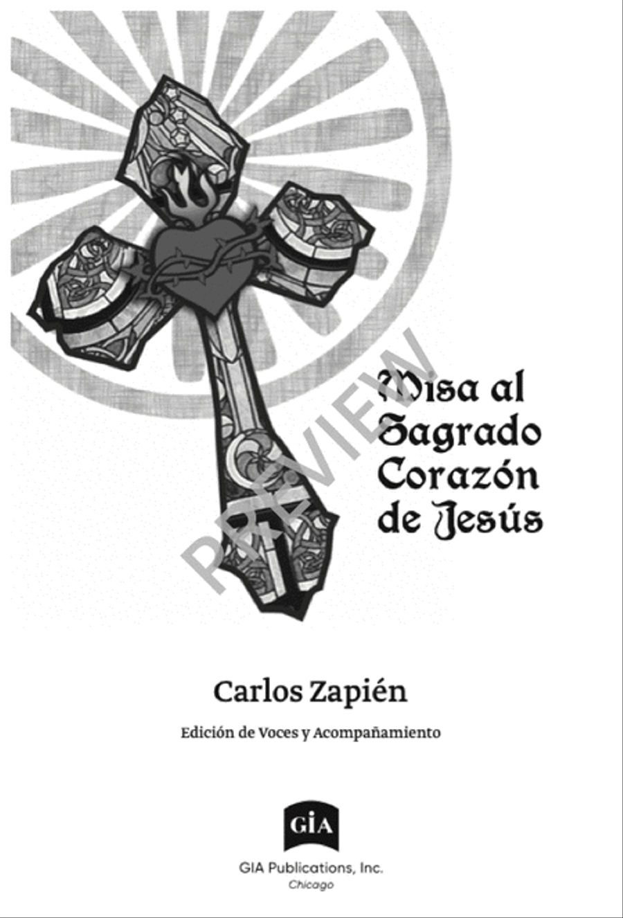 Misa al Sagrado Corazón de Jesús Unison Choir scores gallery preview page 3