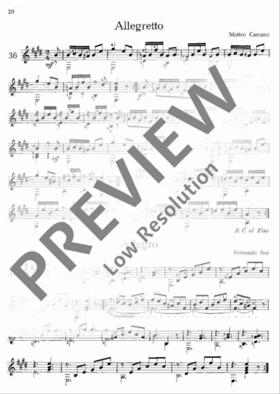 Easy Guitar playing Easy Guitar scores gallery preview page 21