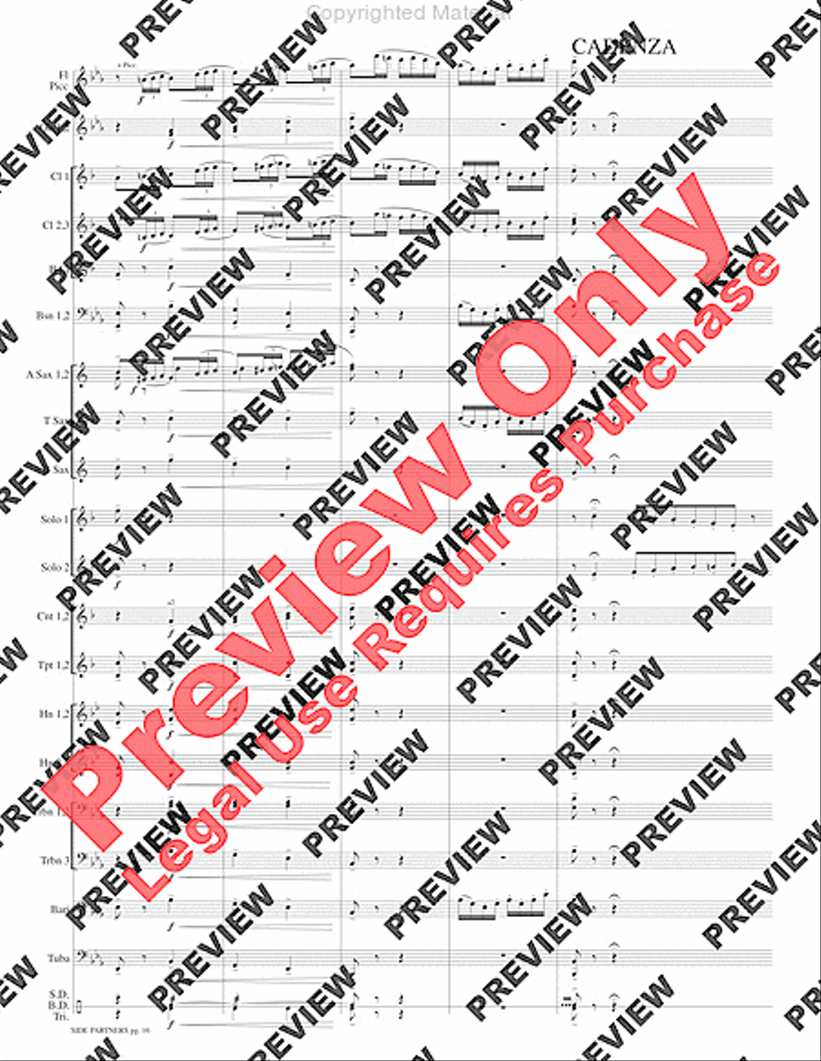 Side Partners Concert Band scores gallery preview page 19