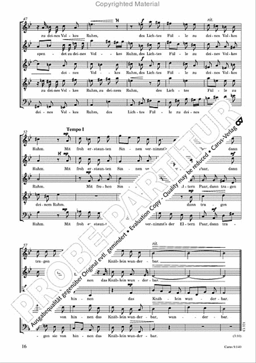 Cornelius / Gottwald: Three Christmas Songs Score scores gallery preview page 17